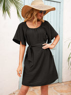 Bell-Sleeve Dress