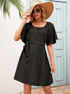 Bell-Sleeve Dress
