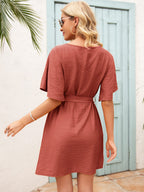 Bell-Sleeve Dress
