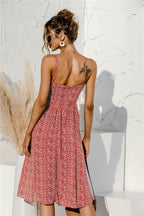Printed Strappy Dress
