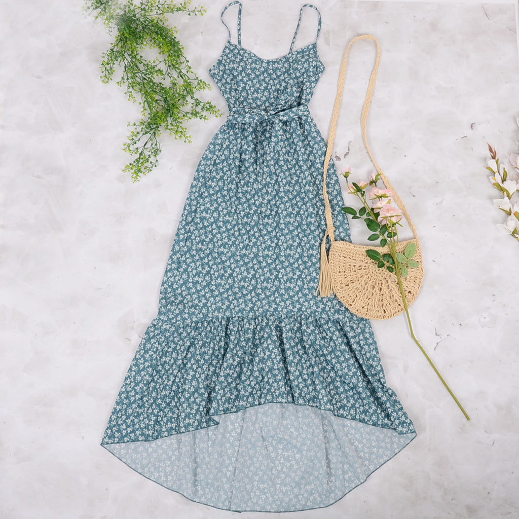 Dress with a High-Low Hem