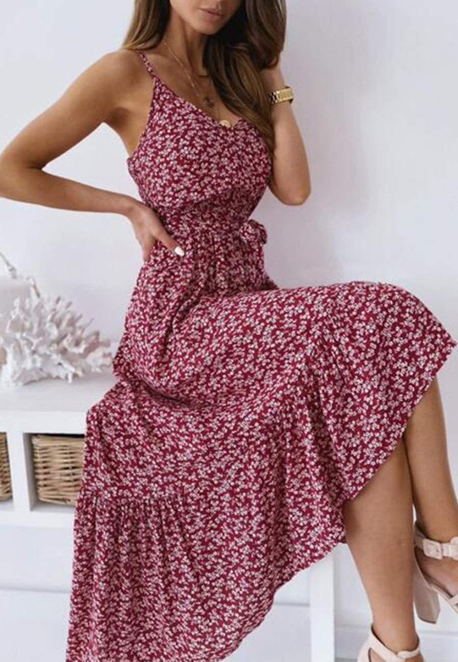Dress with a High-Low Hem
