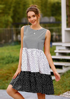 Printed Tiered Dress