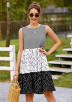 Printed Tiered Dress