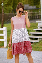 Printed Tiered Dress