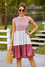 Printed Tiered Dress