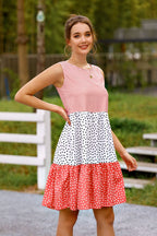 Printed Tiered Dress