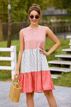 Printed Tiered Dress
