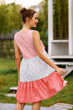 Printed Tiered Dress