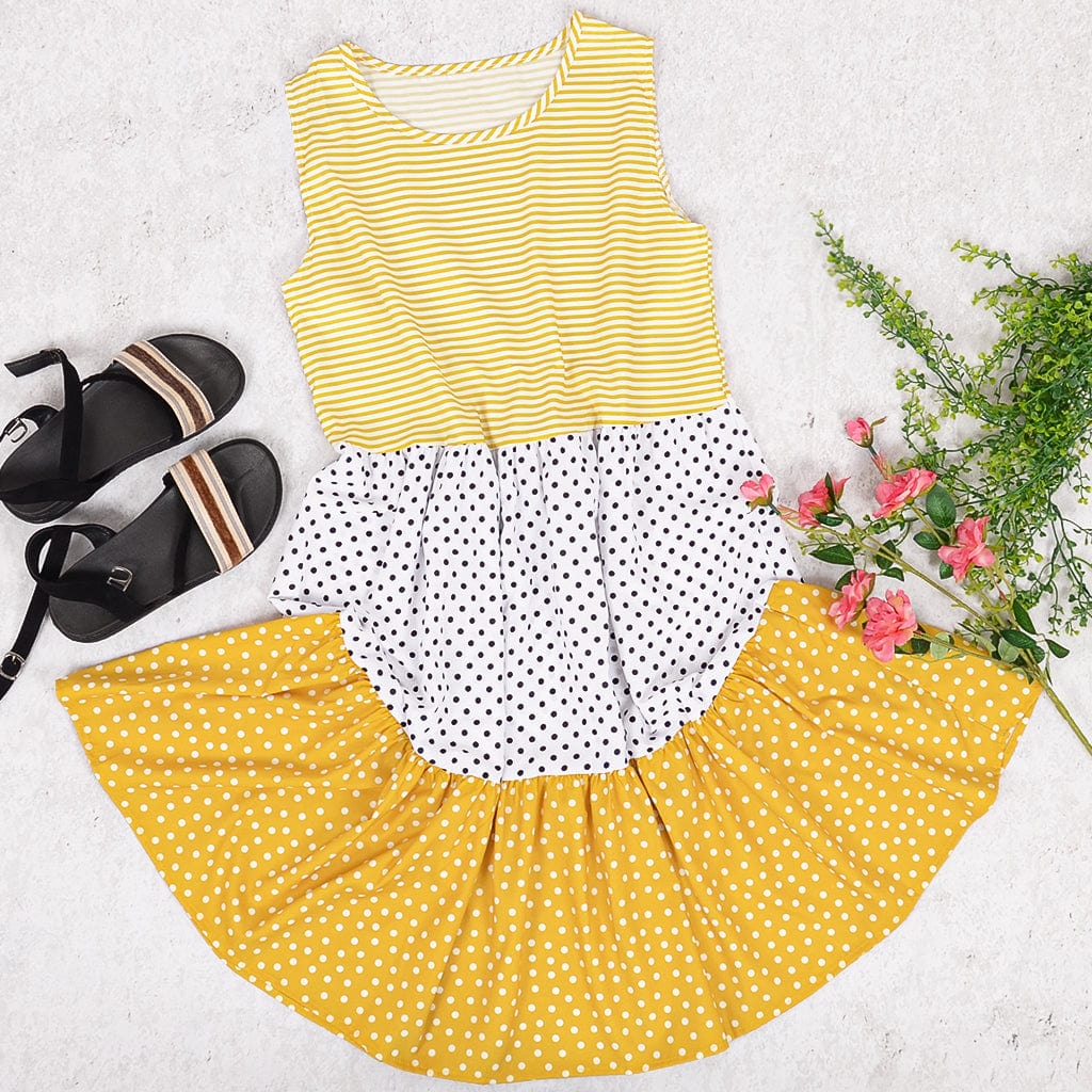 Printed Tiered Dress