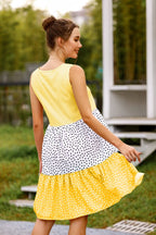 Printed Tiered Dress