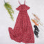 Boho Maxi Dress with Ruffle Details