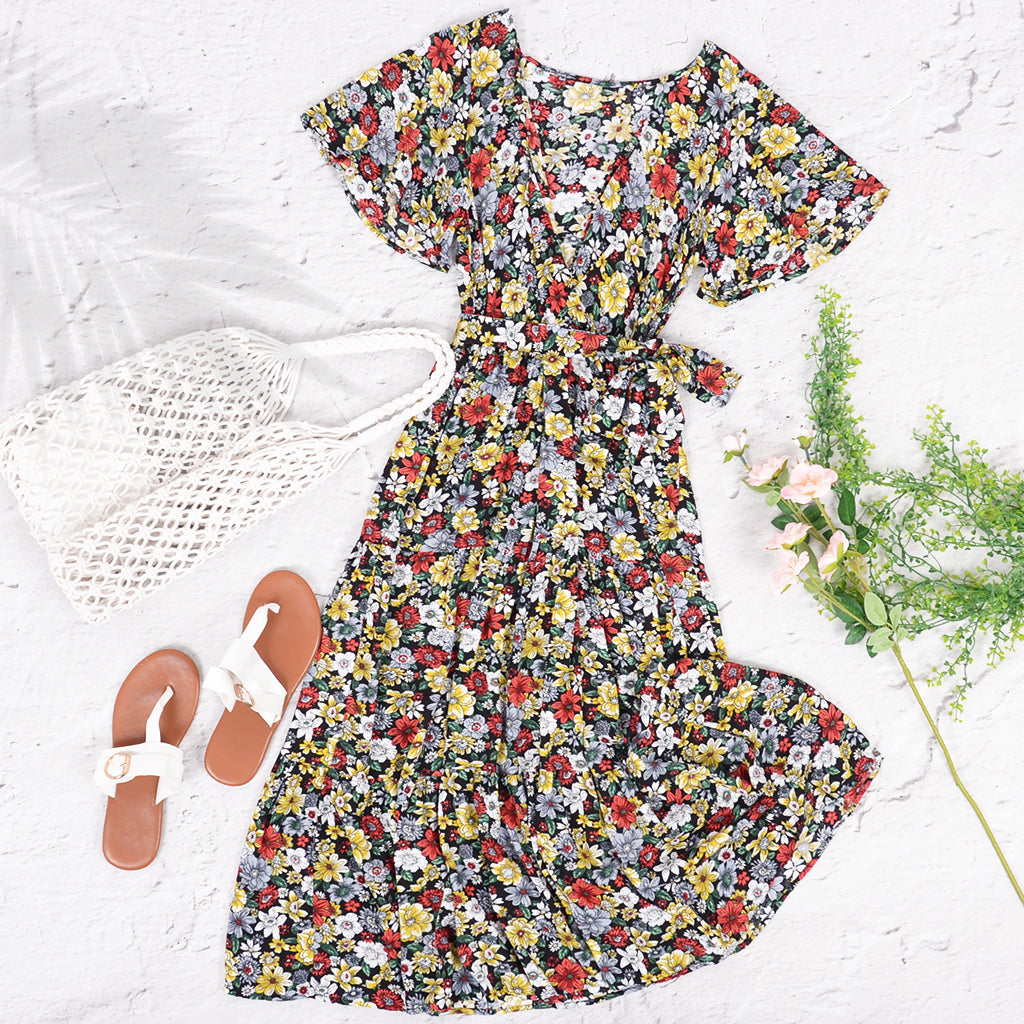 Dress - Flower Wrapped Summer