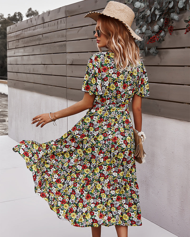 Dress - Flower Wrapped Summer