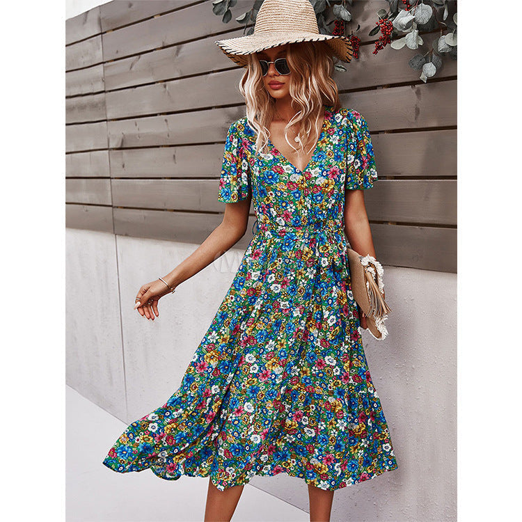 Dress - Flower Wrapped Summer