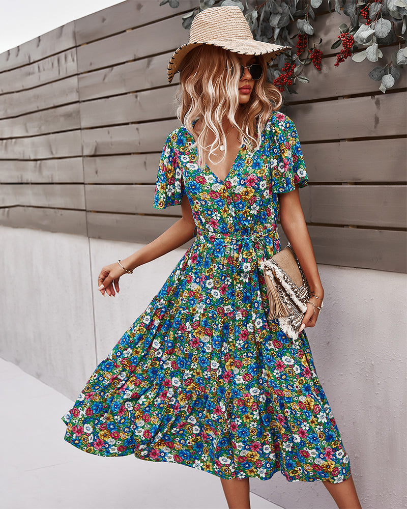 Dress - Flower Wrapped Summer