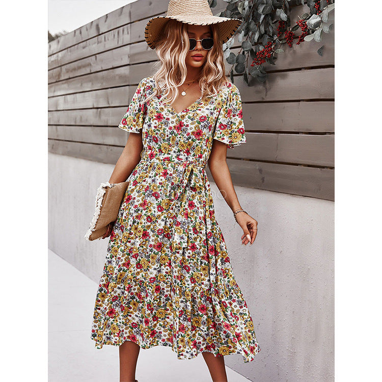 Dress - Flower Wrapped Summer