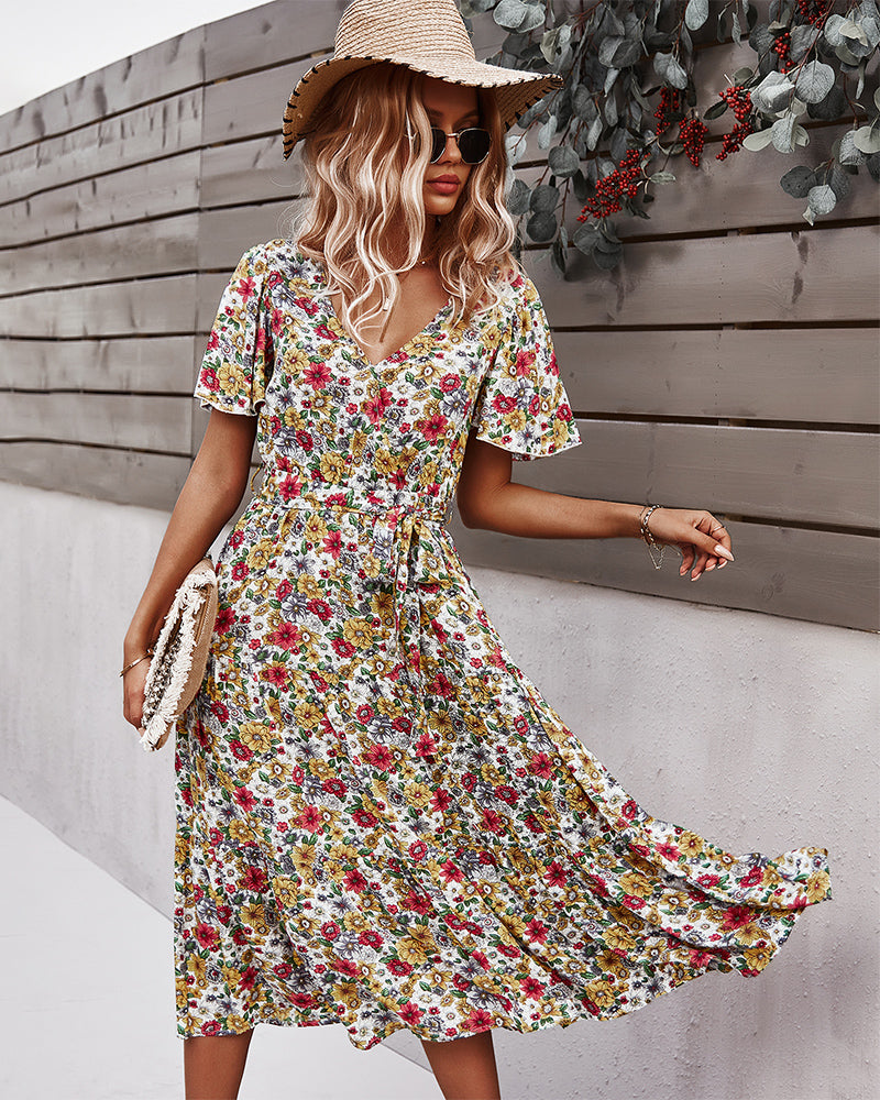 Dress - Flower Wrapped Summer