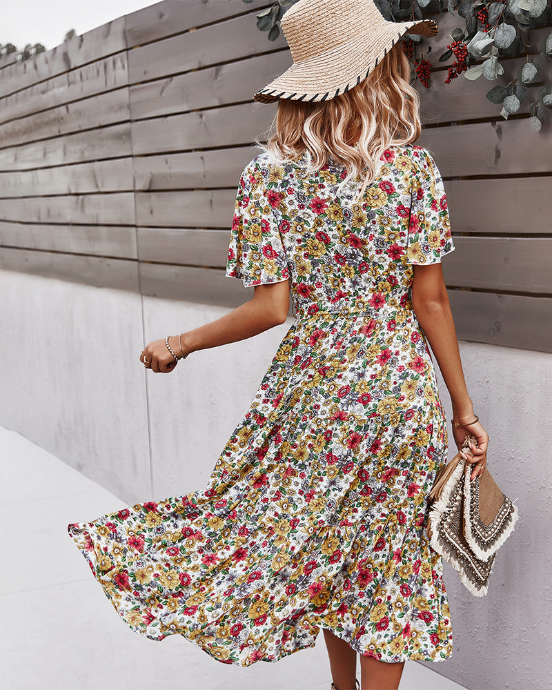 Dress - Flower Wrapped Summer