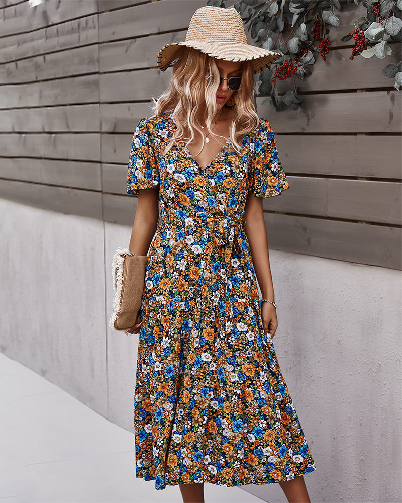 Dress - Flower Wrapped Summer