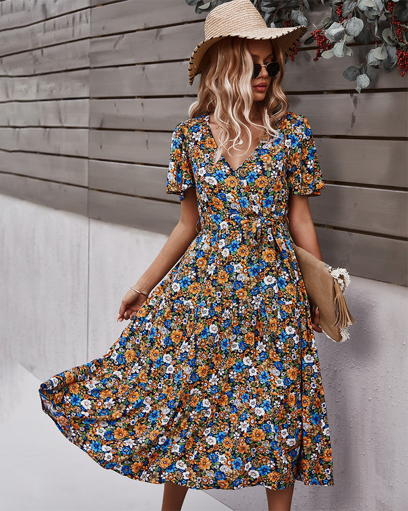 Dress - Flower Wrapped Summer