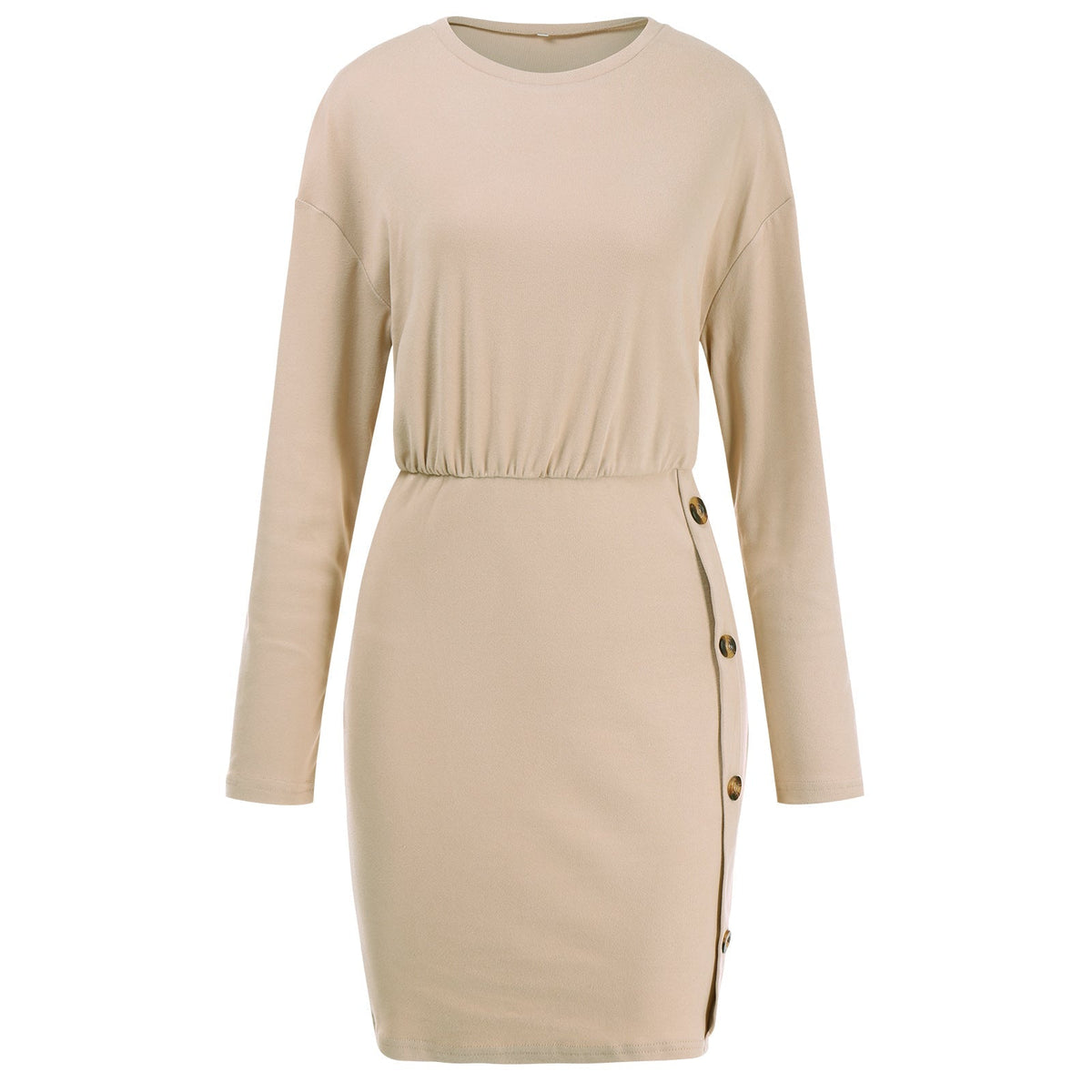 Bodycon Dress with Button Details