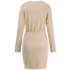 Bodycon Dress with Button Details