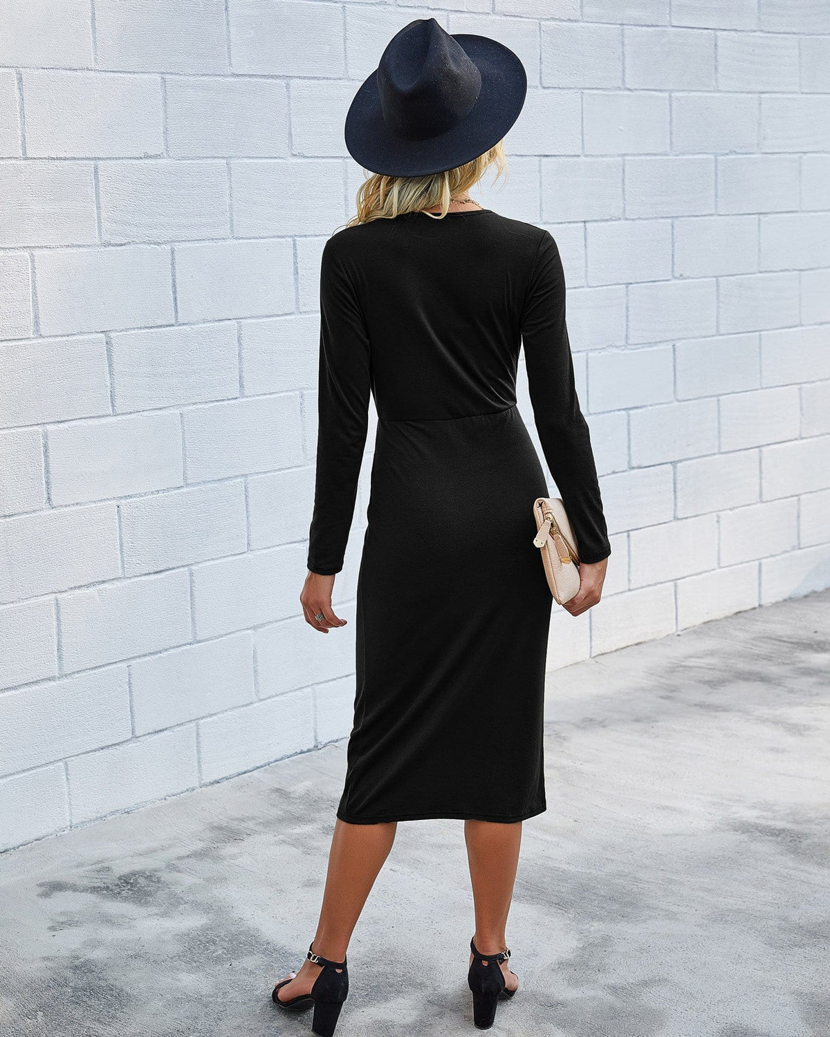 Bodycon Twist-Detail Dress