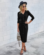 Bodycon Twist-Detail Dress