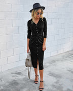 Bodycon Twist-Detail Dress