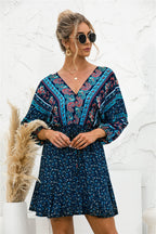 Boho Dress with Ruffle Details