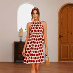 Halterneck Dress with an Open Back