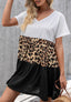 Colorblock V-Neck Dress