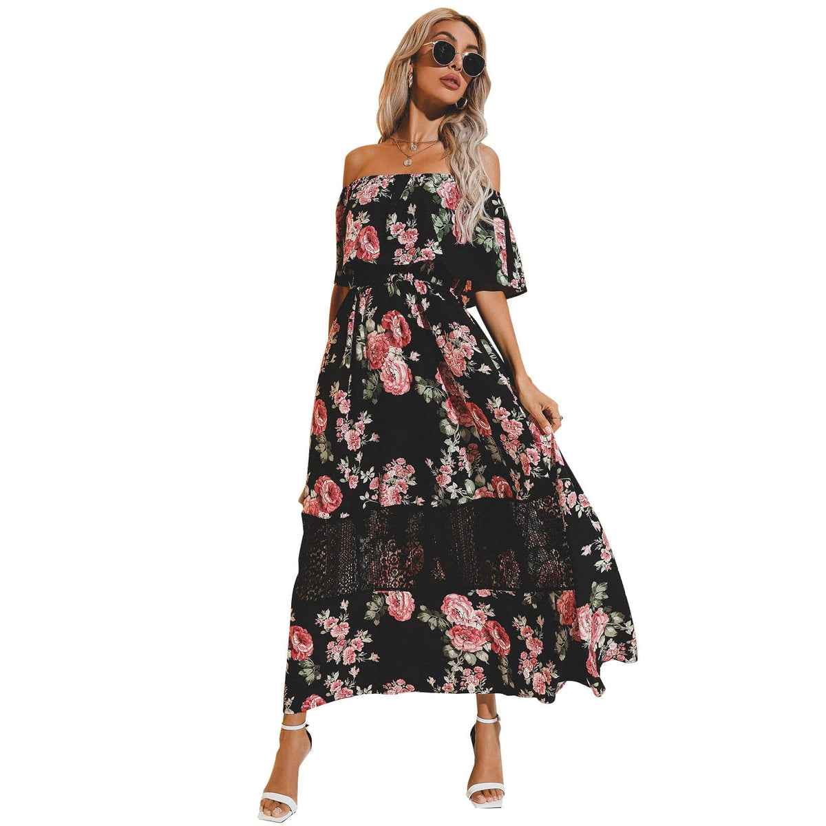 Lace Mesh Dress