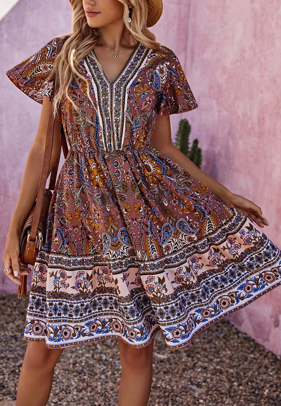 Printed Boho Dress