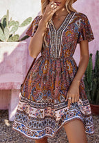 Printed Boho Dress