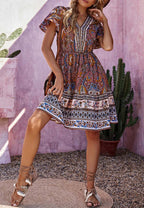 Printed Boho Dress