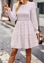 Floral Smocked Long Dress