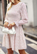 Floral Smocked Long Dress