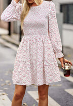 Floral Smocked Long Dress