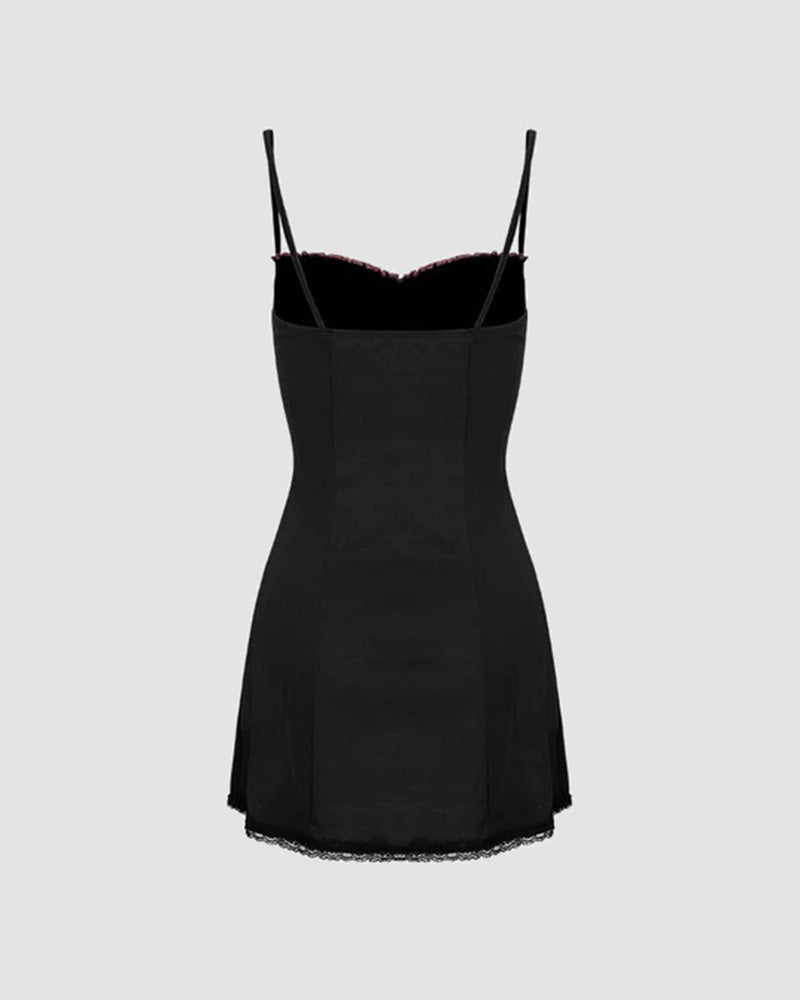 Strappy Dress with Ribbon Details
