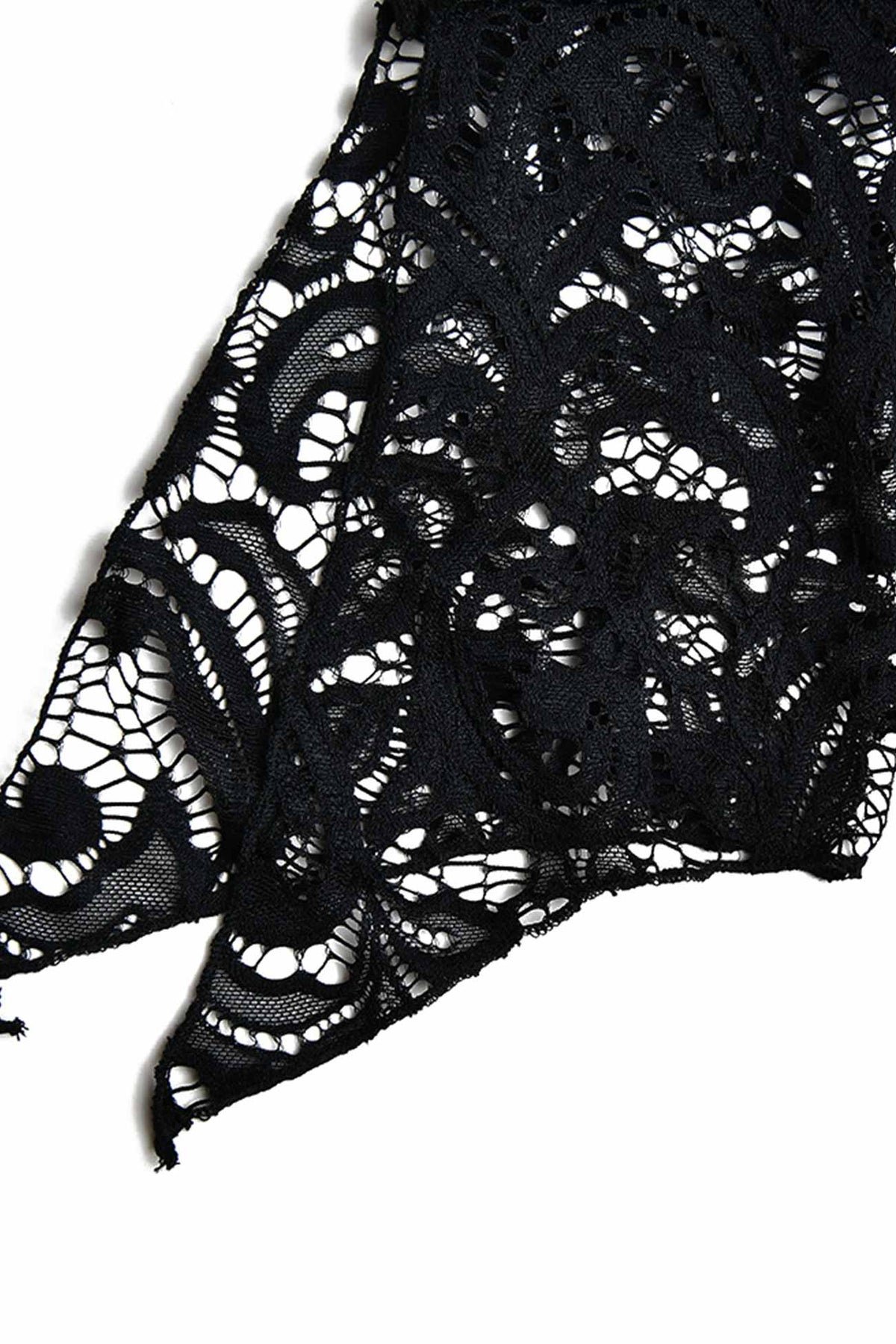 Lace Dress with a V-Neck