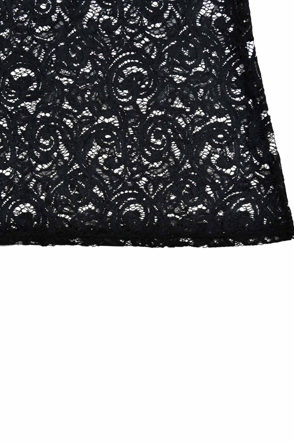 Lace Dress with a V-Neck