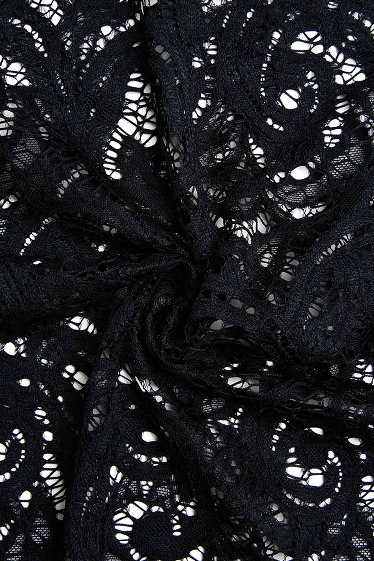 Lace Dress with a V-Neck