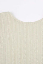 Cable-Knit Dress with an Open Back
