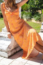 Strappy Dress with Ruffle Details