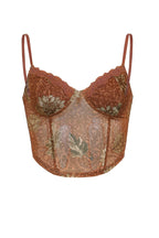 Printed Strappy Mesh Vest
