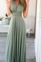 Strappy Maxi Dress with an Open Back