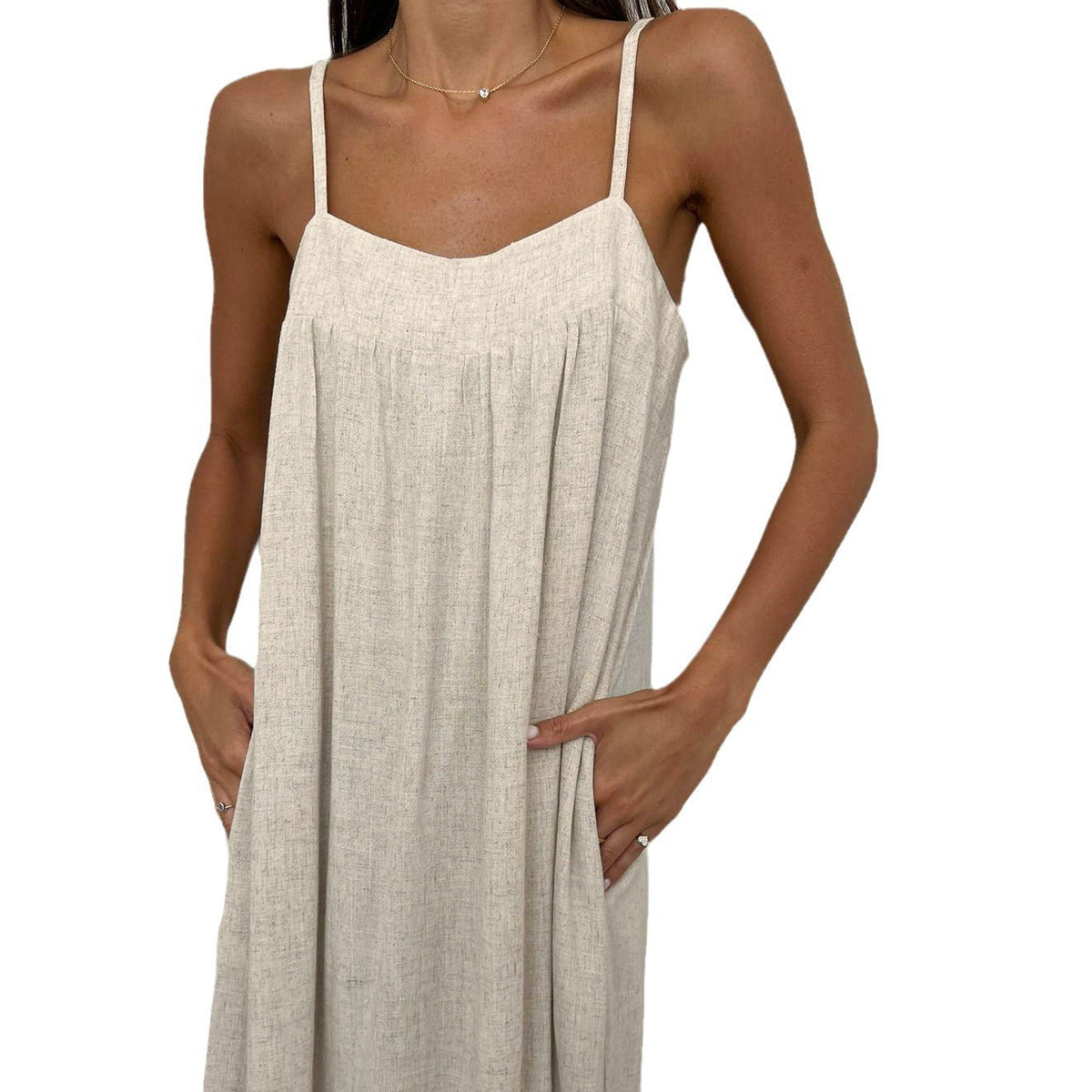Relaxed-Fit Pocket-Detail Dress