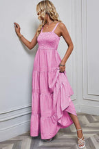 Striped Sleeveless Maxi Dress